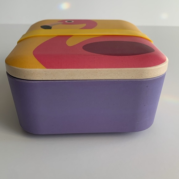 FLAMINGO BENTO BOX FROM ALL BOXED UP• NWT - Picture 2 of 7